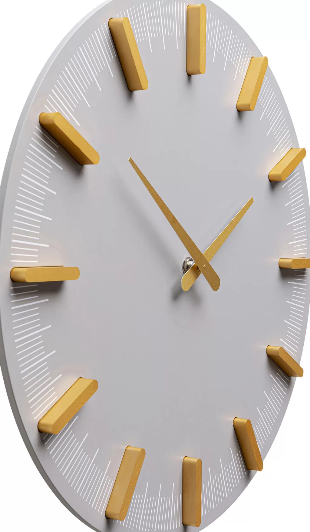 Horloge Murale Design Moderne John par KARE - 40 cm en Gris Anthracite, Décor Élégant pour Salon ou Bureau