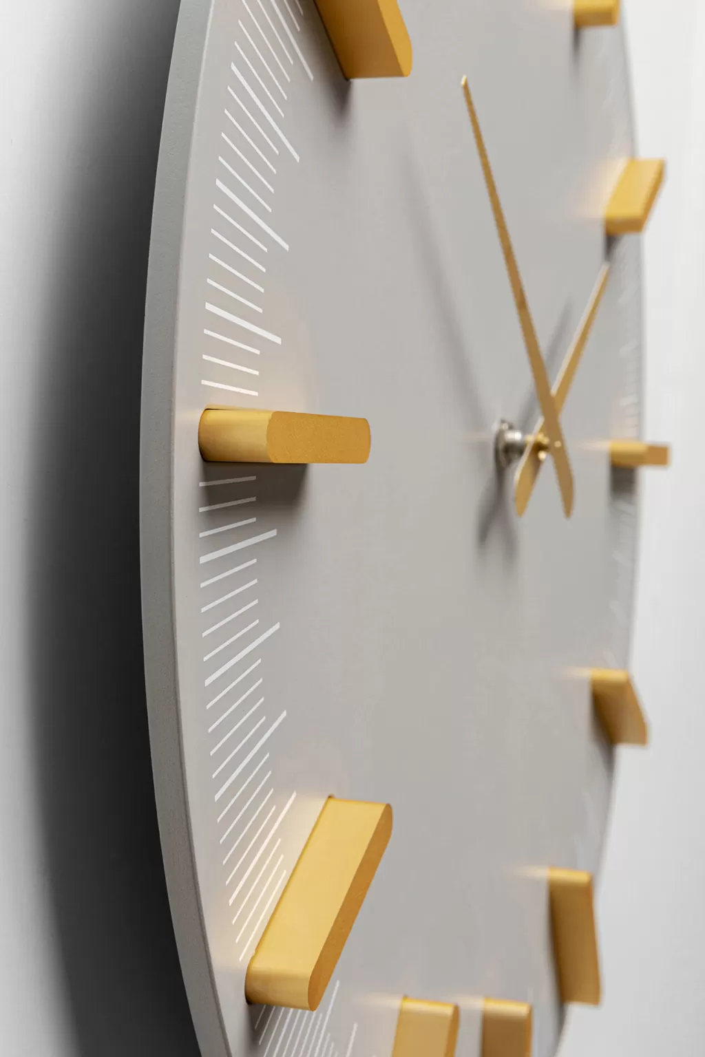 Horloge Murale Design Moderne John par KARE - 40 cm en Gris Anthracite, Décor Élégant pour Salon ou Bureau