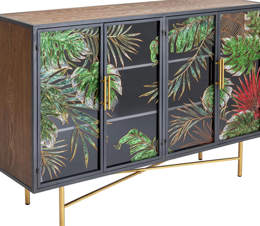 KARE Design - Décor mural Jungle Senkki 135x95 cm, motif tropical élégant pour intérieur contemporain