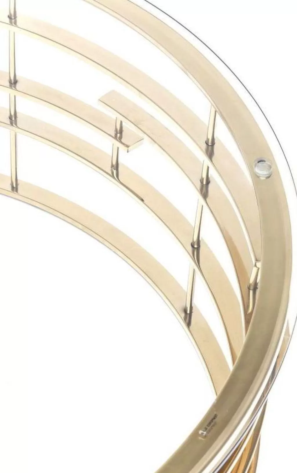 Table basse design Jupiter en finition dorée – KARE Design – Modèle circulaire 100 cm