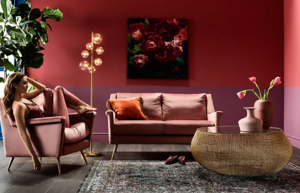 KARE Design by Matot - Tapis Rockstar Pop Vibrant en Laine Kelim, Dimensions 240x170 cm