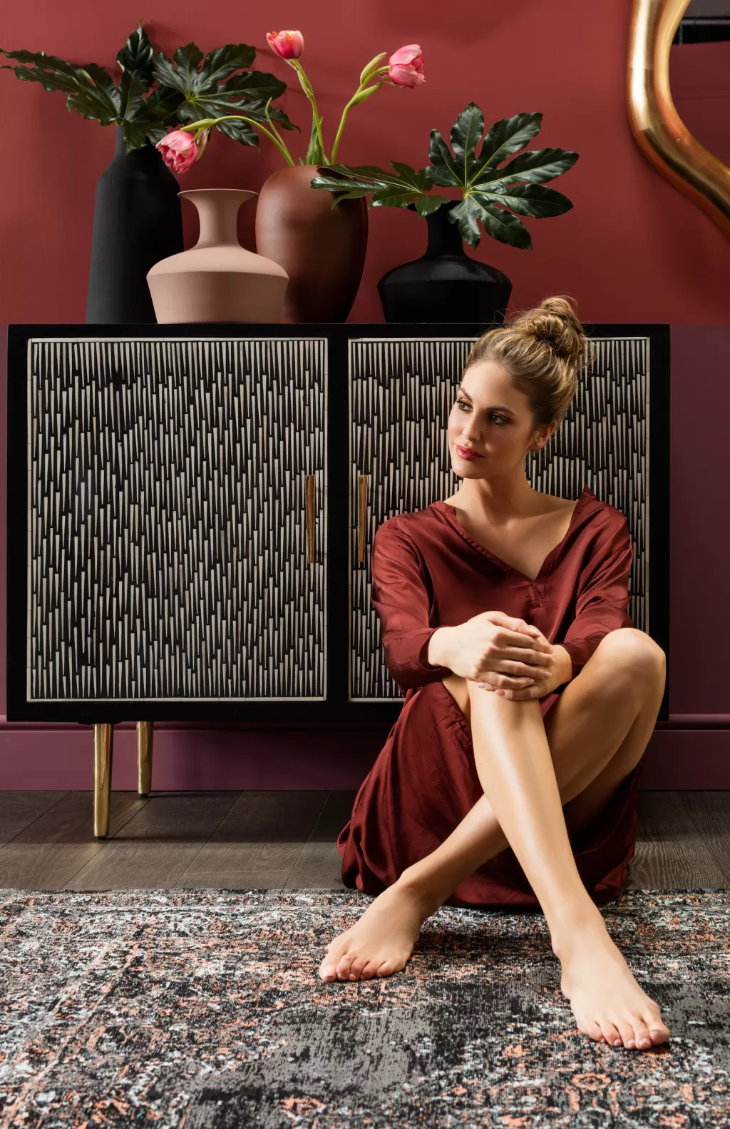 KARE Design - Collection Matto | Tapis tendance Rockstar Pop - Motif audacieux pour décoration d'intérieur - 200 x 300 cm