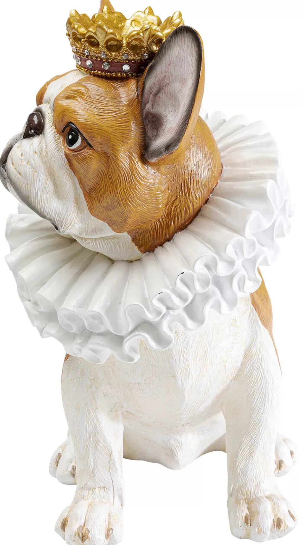 Figurine décorative chien majestueux 'Roi des Chiens' - Design KARE, marron, 29 cm