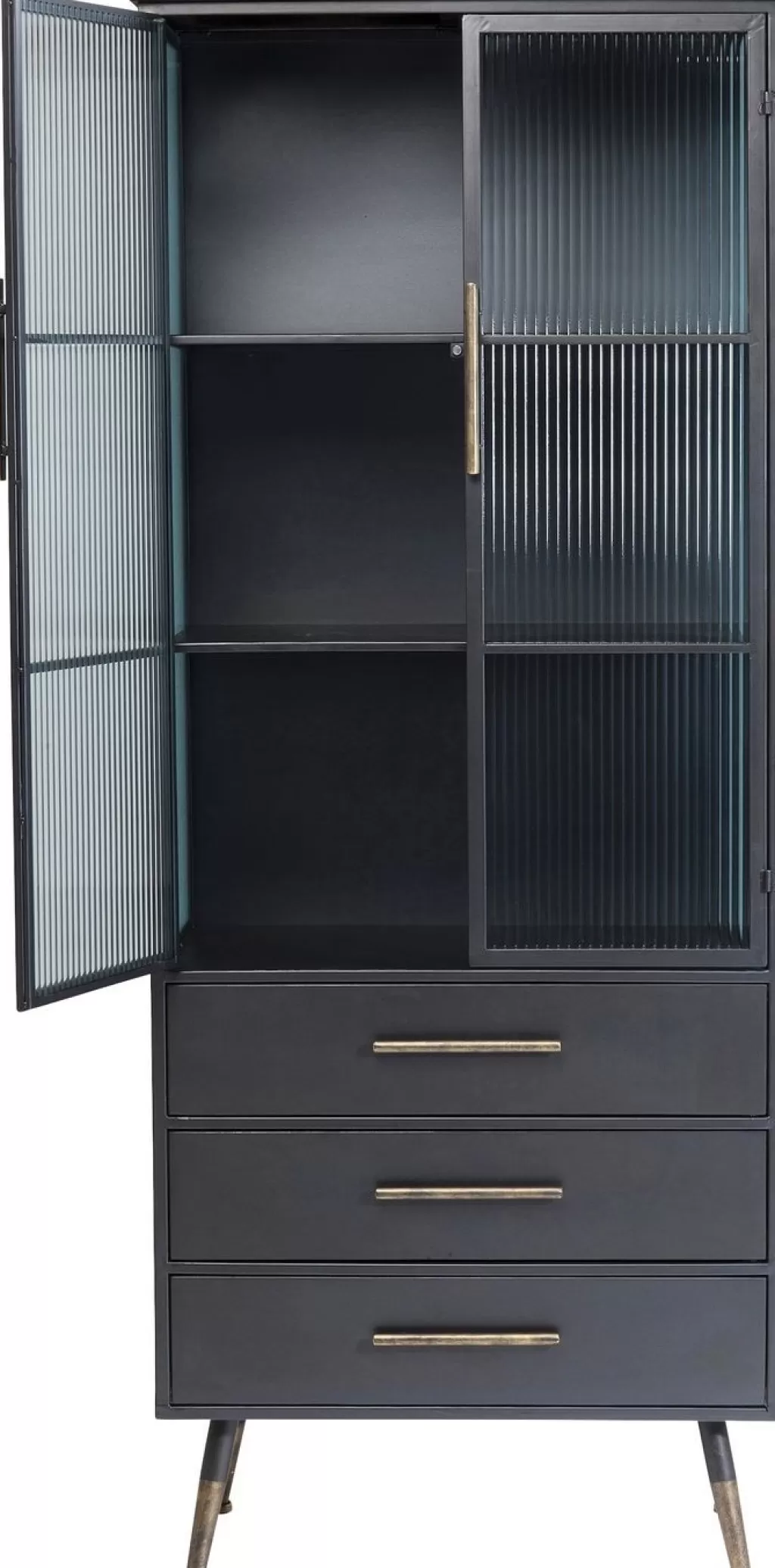 Armoire design La Gomera par KARE - 2 portes et 3 tiroirs, élégance moderne pour rangement optimal