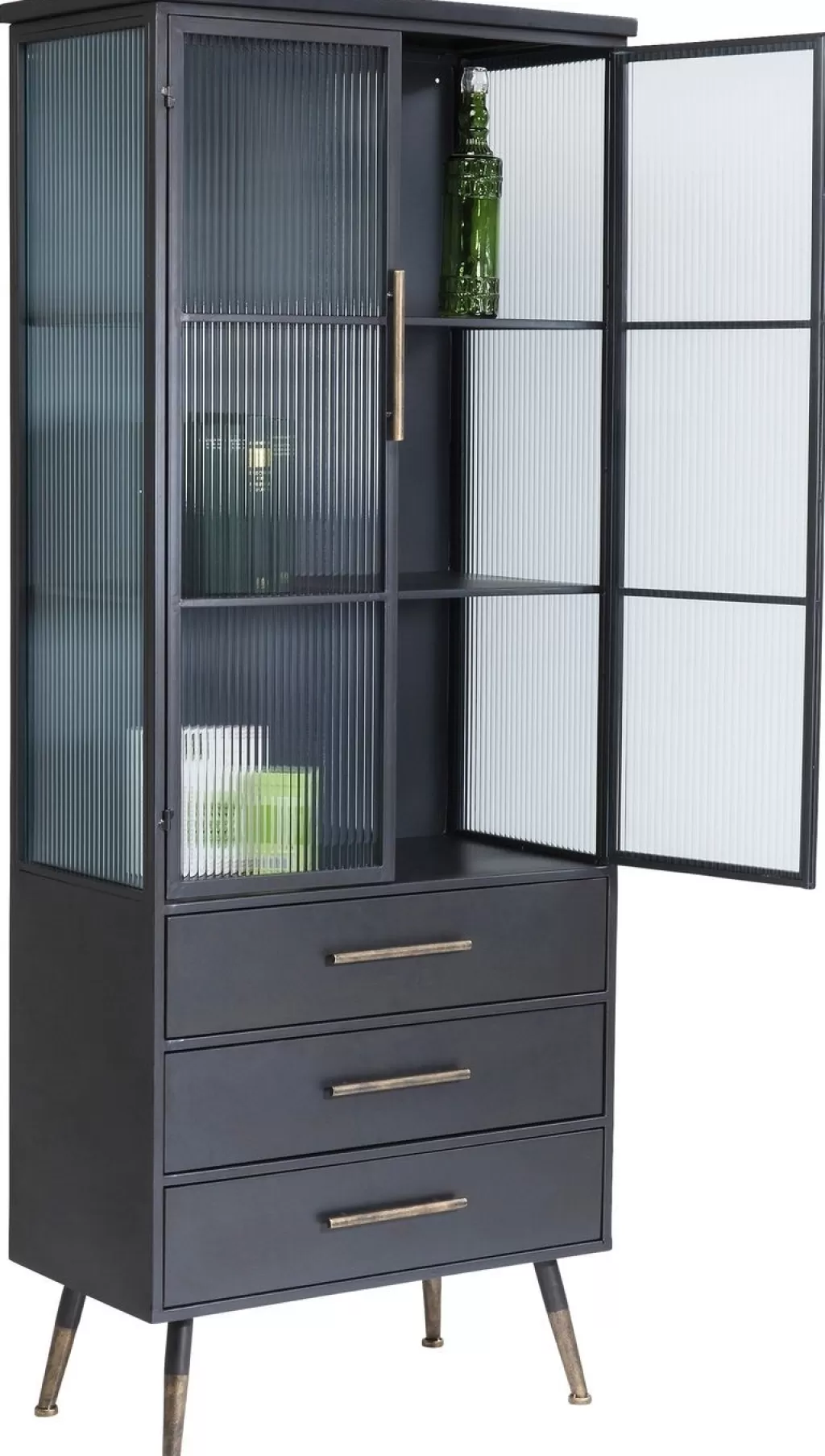 Armoire design La Gomera par KARE - 2 portes et 3 tiroirs, élégance moderne pour rangement optimal