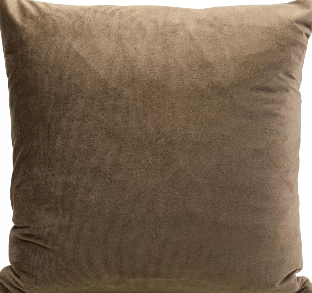 KARE Design - Coussin Décoratif Dentelle Ajourée 45x45 cm pour Salon, Style Bohème Chic