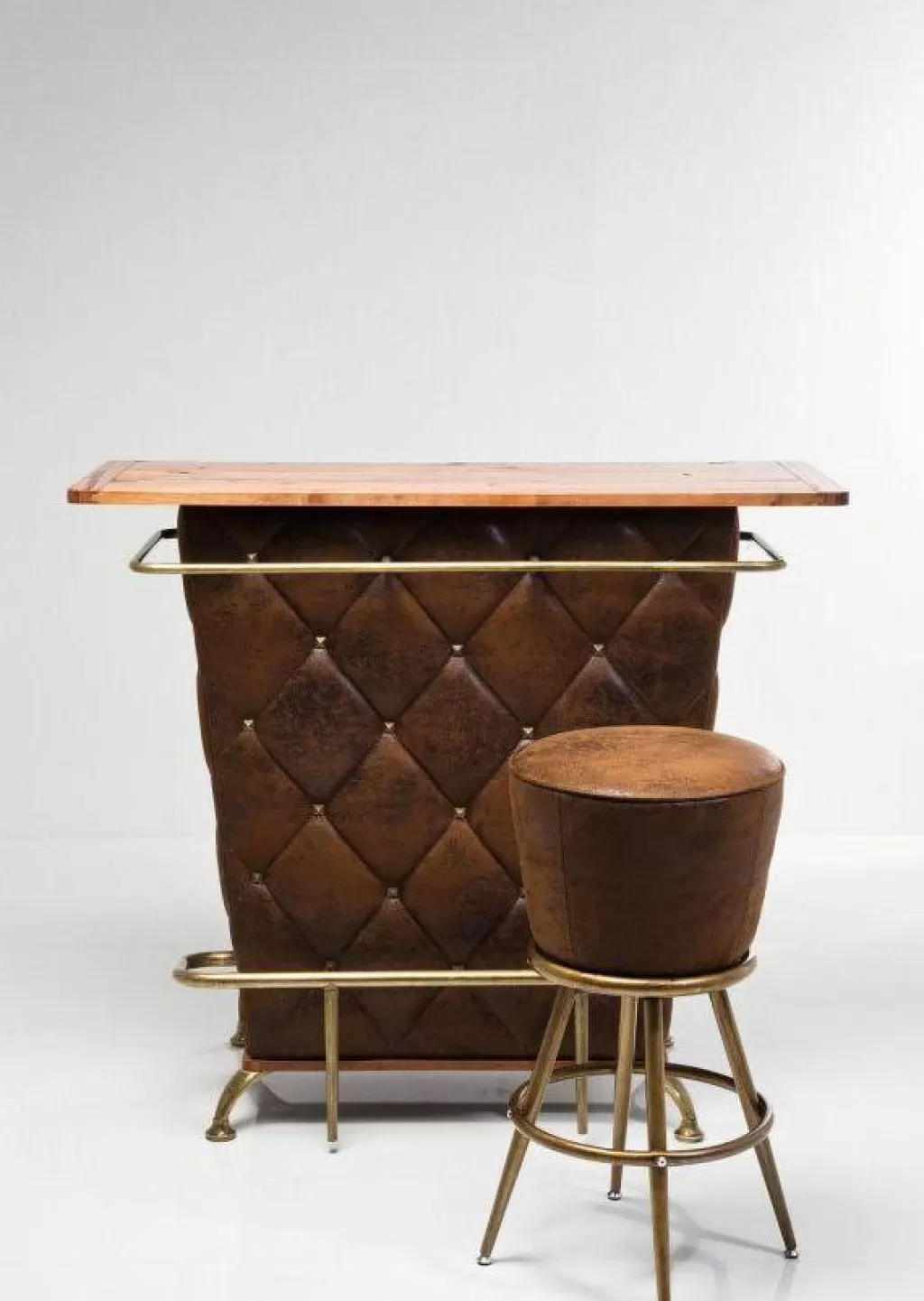 Chaise Bar Vintage Style Rock Féminin - Élégance Rétro KARE Design