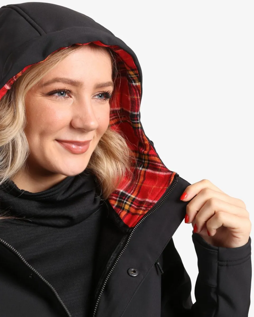 Manteau d'Hiver Élégant pour Femme - Kilpi Softshell LASIKA-W | Confortable & Style Urbain