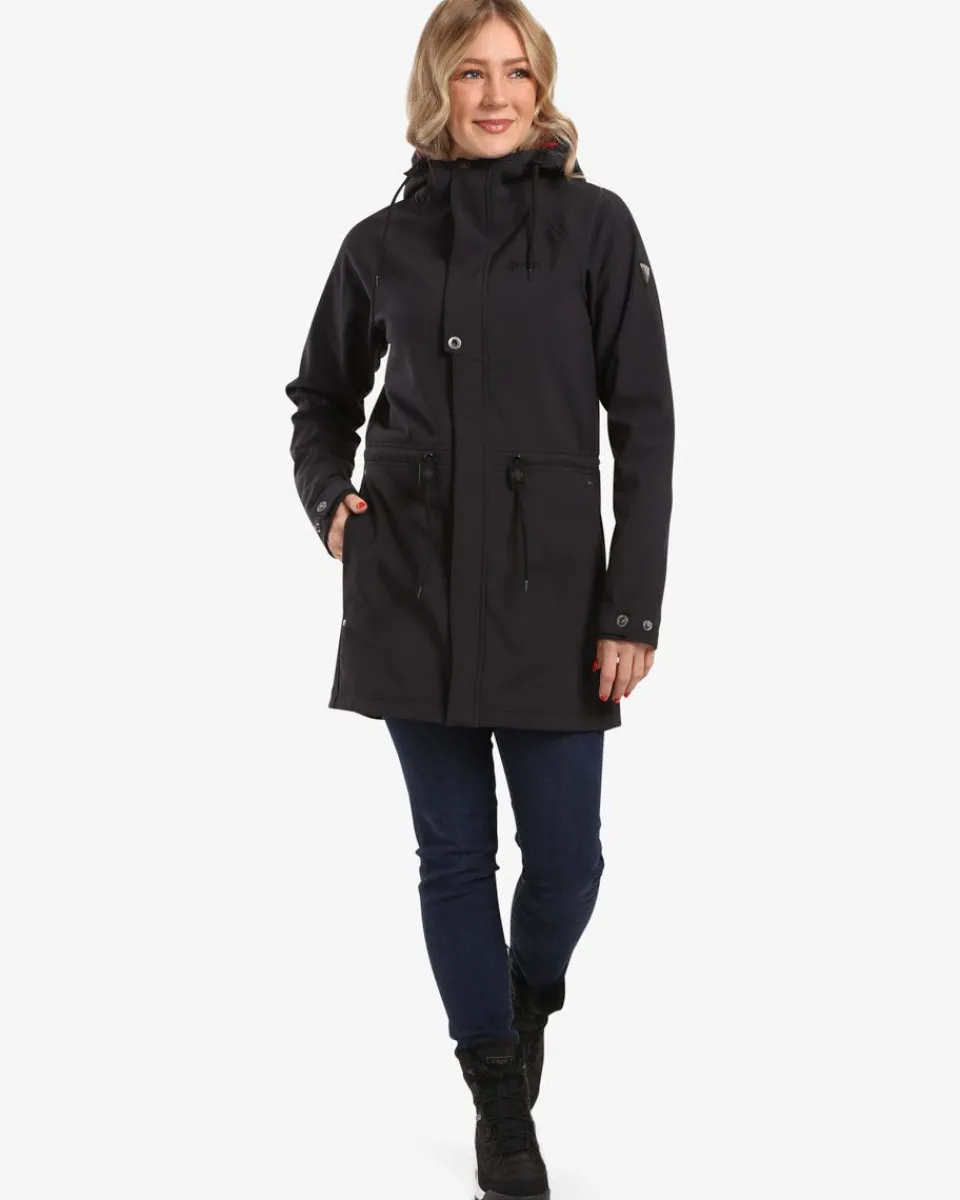 Manteau d'Hiver Élégant pour Femme - Kilpi Softshell LASIKA-W | Confortable & Style Urbain