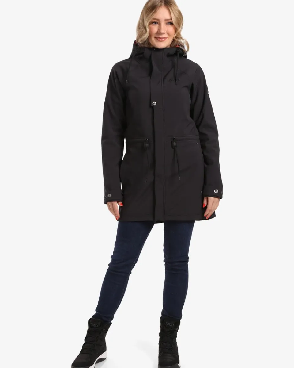 Manteau d'Hiver Élégant pour Femme - Kilpi Softshell LASIKA-W | Confortable & Style Urbain
