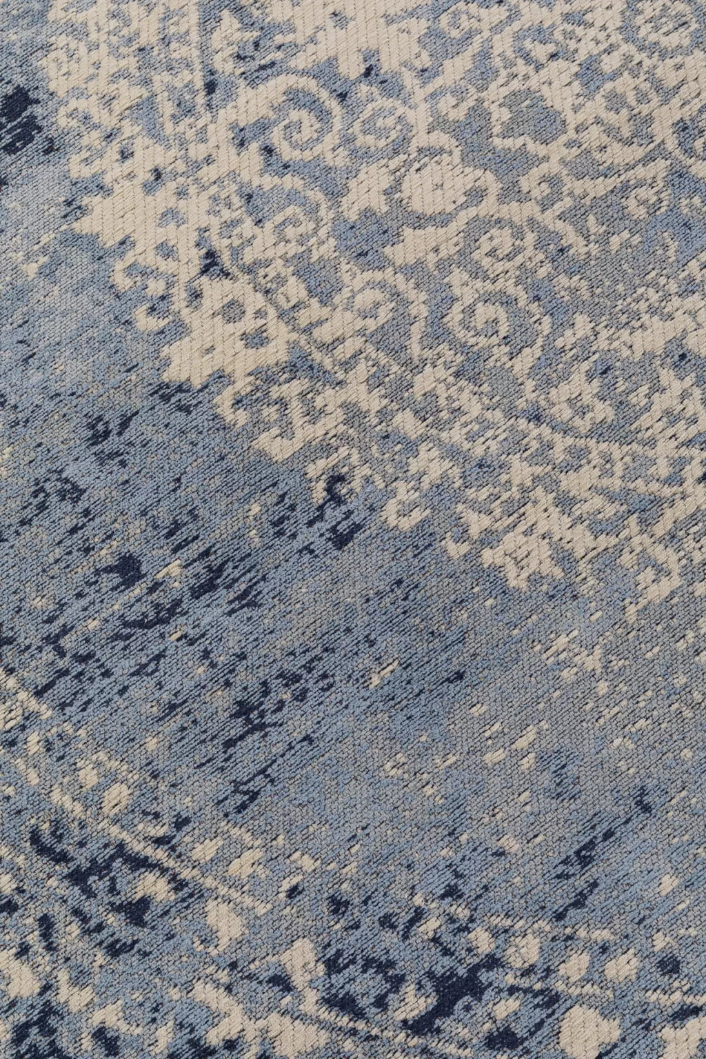 Tapis design moderne Laury Pyöreä en laine - Collection KARE, diamètre 200 cm pour un intérieur élégant