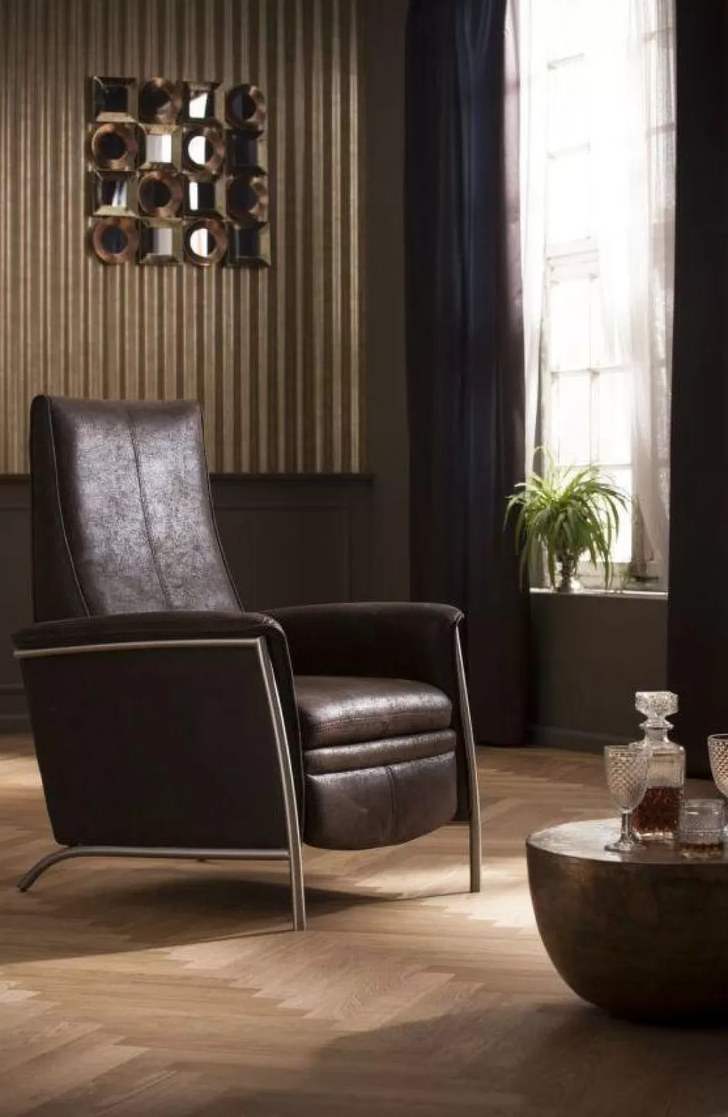 Fauteuil relax design paresseux par KARE – Confort élégant pour moments détendus