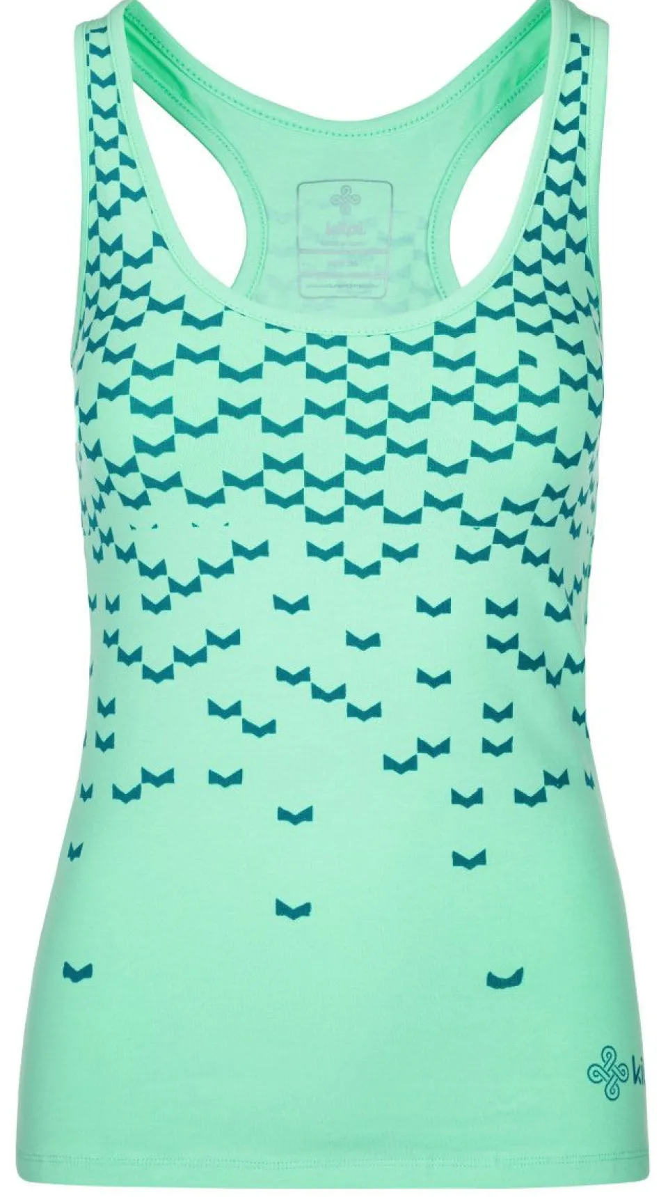 Débardeur Femme Élégant Kilpi | Motif Feuilles Printanier - T-Shirt Sans Manches Léger