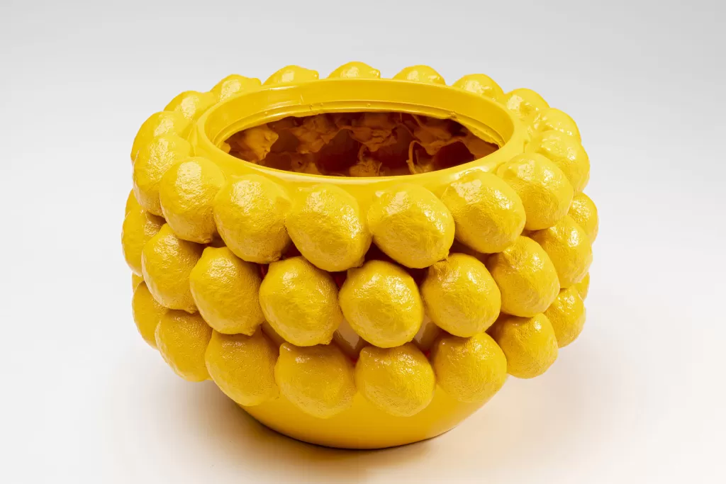 Pot Décoratif Citron Protecteur KARE Design - 22 cm pour Cuisine Élégante