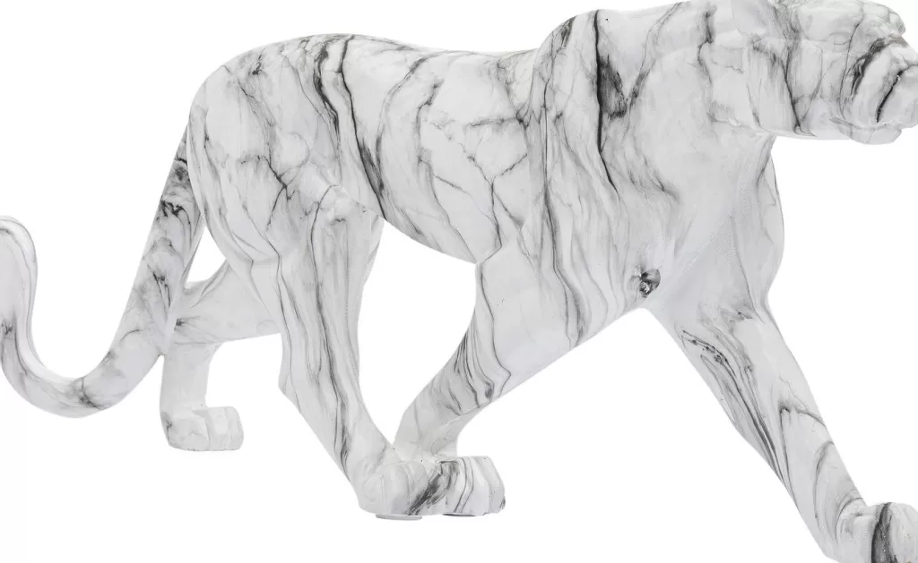 Décor Animalier en Marbre Léopard – Design Unique par KARE, Hauteur 95 cm
