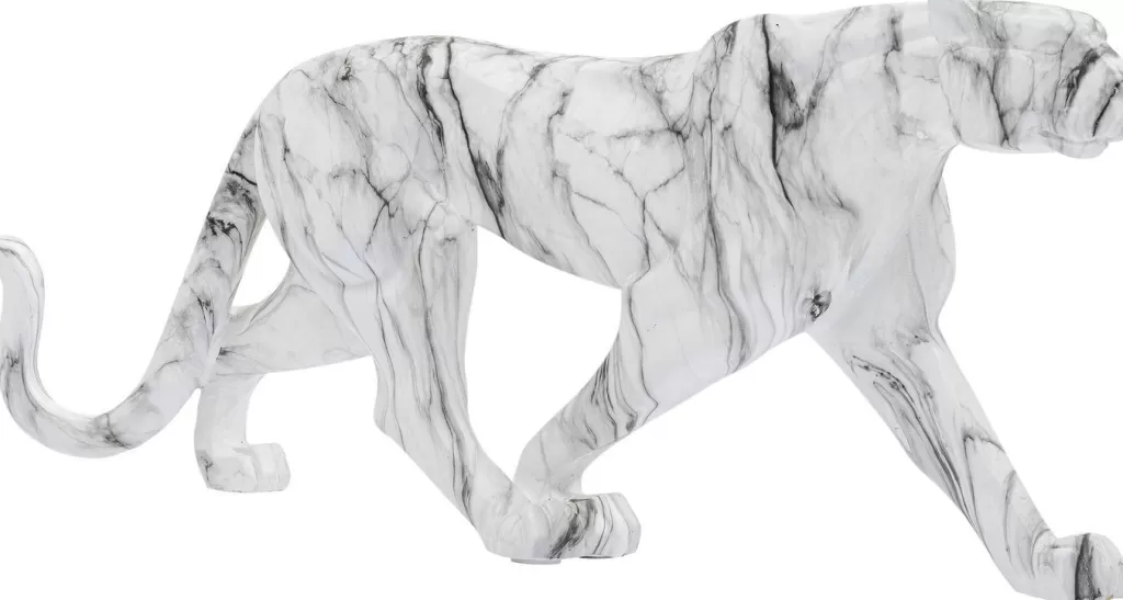 Décor Animalier en Marbre Léopard – Design Unique par KARE, Hauteur 95 cm