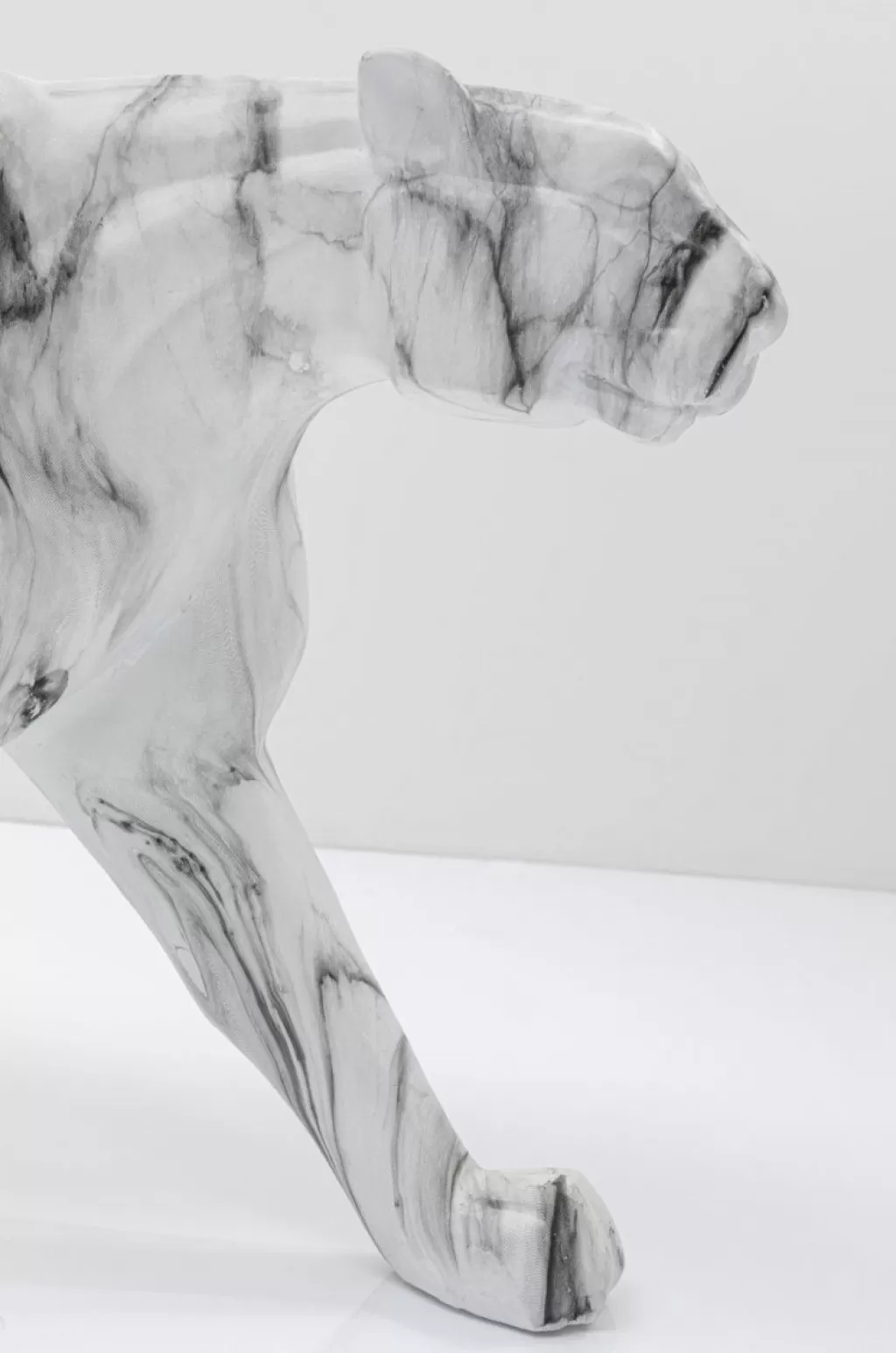 Décor Animalier en Marbre Léopard – Design Unique par KARE, Hauteur 95 cm