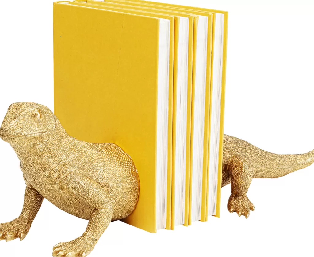 Soutiens-livres design Lézard - Lot de 2 - Création exclusive KARE
