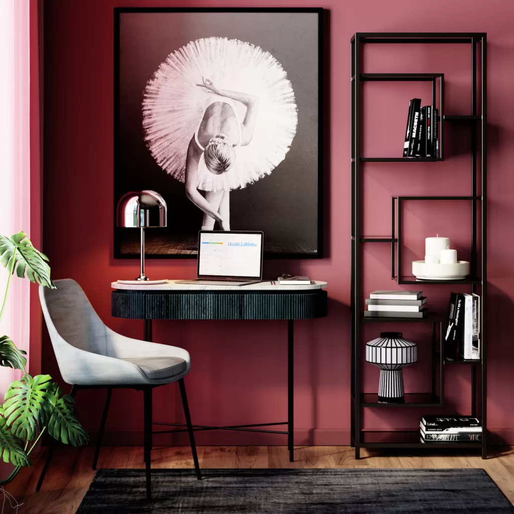 Étagère murale LOFT KARE Design - Noir moderne 60 x 195 cm - Solution de rangement élégante pour salon