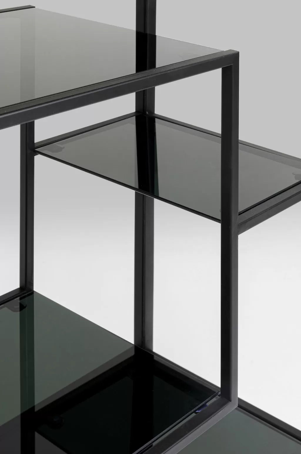 Étagère murale LOFT KARE Design - Noir moderne 60 x 195 cm - Solution de rangement élégante pour salon
