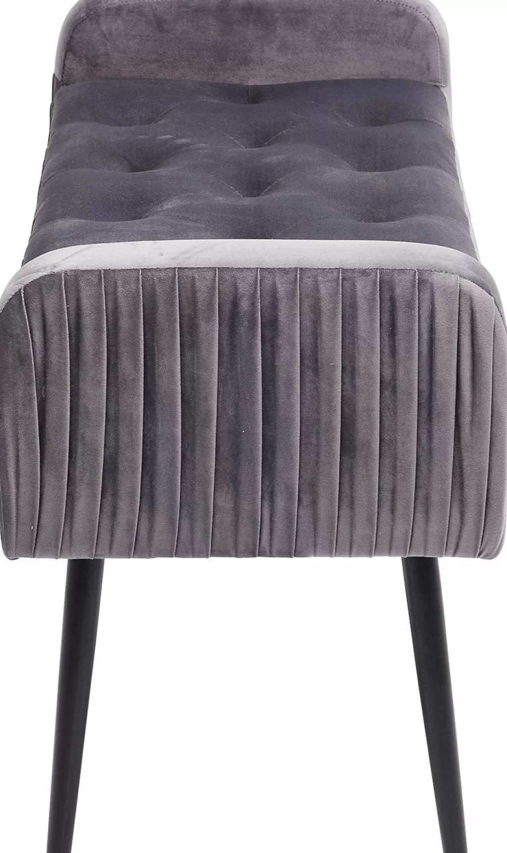 Tabouret design scandinave LOFTY par KARE - Modèle haut de gamme en gris anthracite et noir