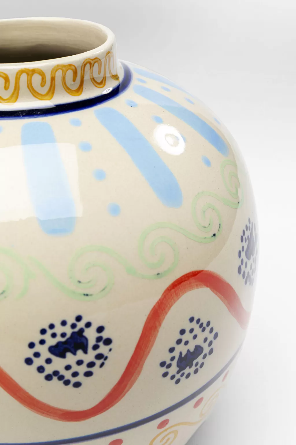 Vase décoratif Los Cabos en céramique 25 cm - Collection KARE Design
