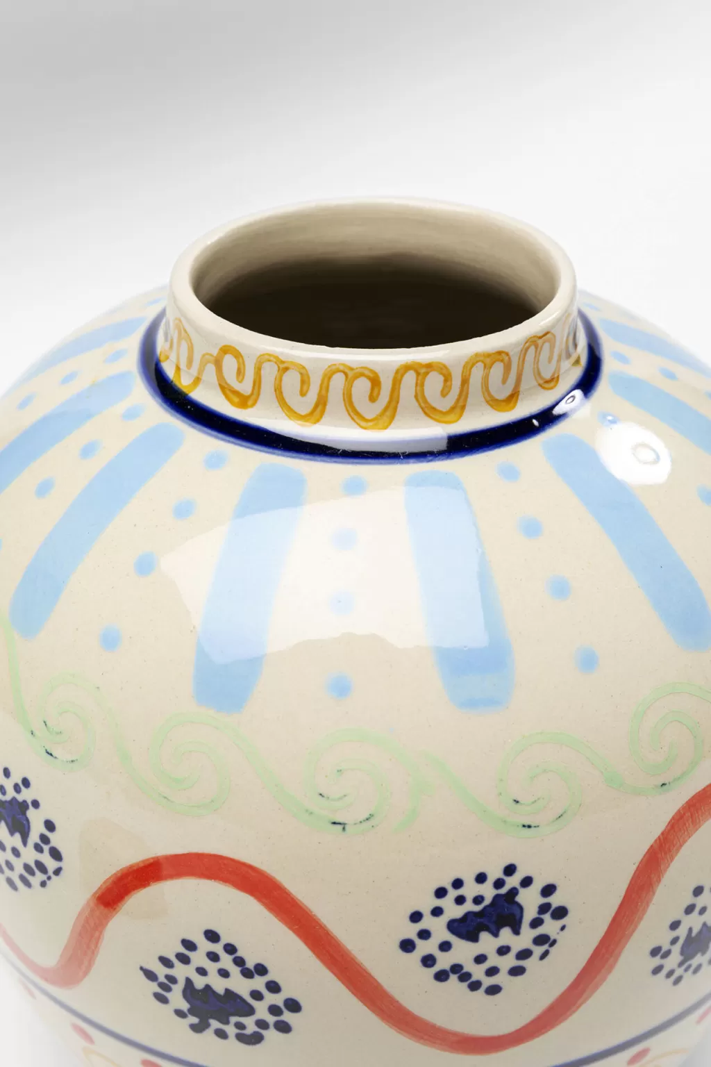 Vase décoratif Los Cabos en céramique 25 cm - Collection KARE Design