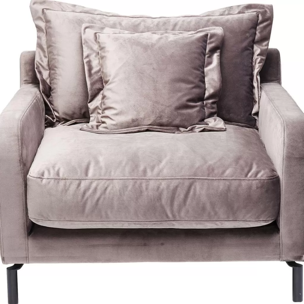 Fauteuil Design Confortable Lullaby - Modèle Signature par KARE, Coloris Taupe