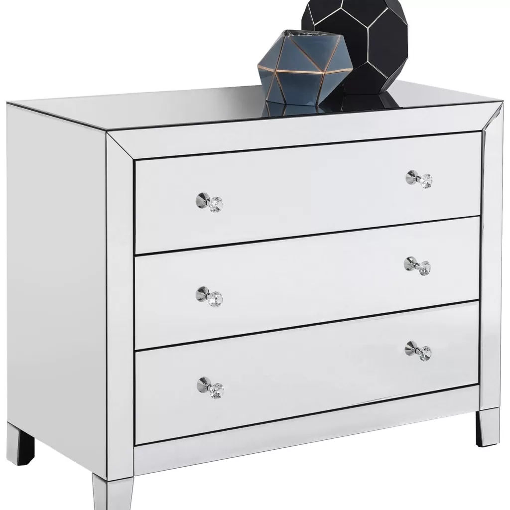 Commode Scandinave Haut de Gamme - KARE Design avec 3 tiroirs pour Salon, Élégance intemporelle et Rangement chic