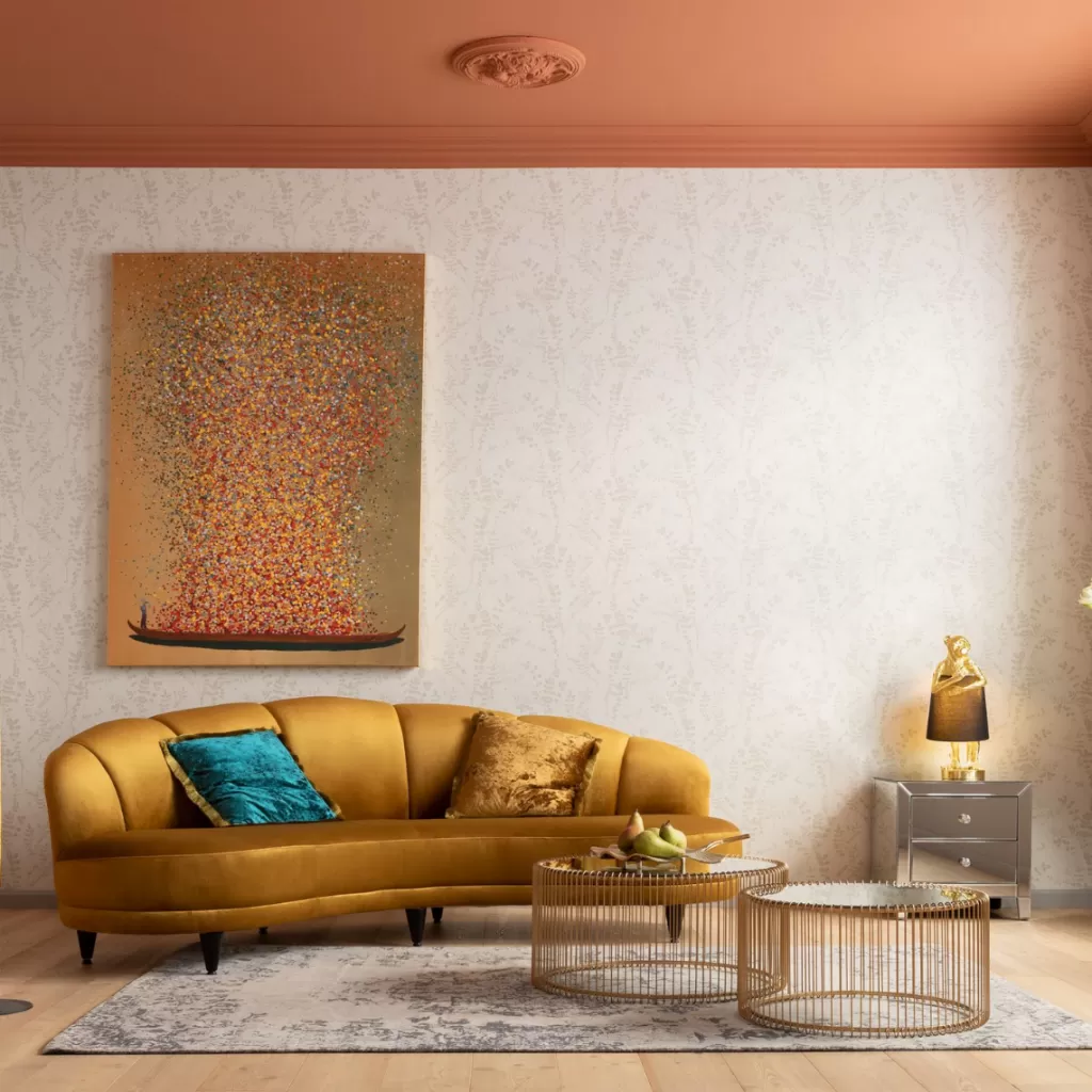 Table de Chevet Élégante avec 2 Tiroirs - Collection Luxury Pearl par KARE Design, Commode Compacte pour Chambre Moderne