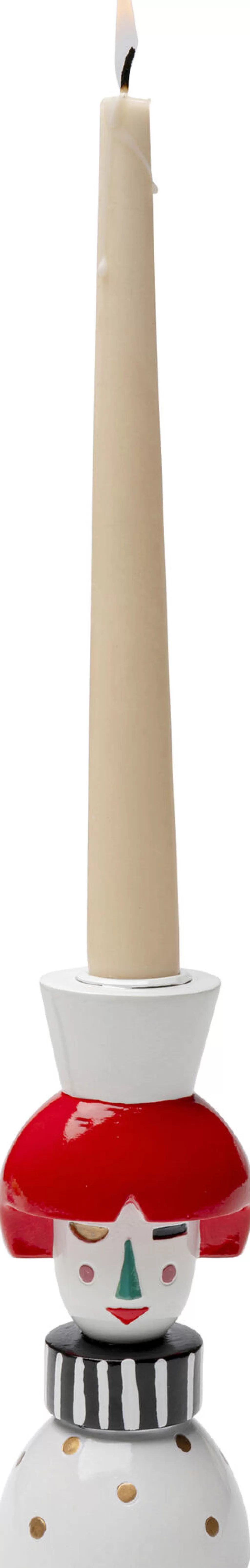 Bougeoir design contemporain Madame Dots par KARE - Support pour bougies décoratif 16 cm, idéal pour ambiance chaleureuse