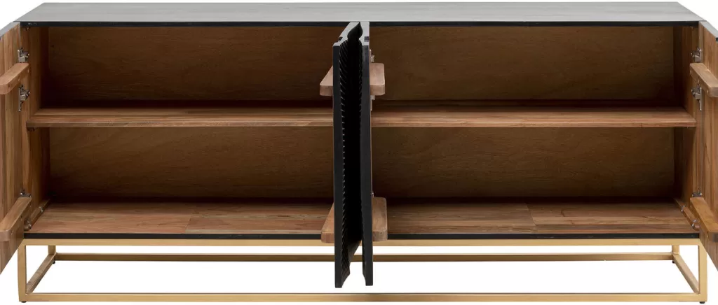 Planche à découper design KARE - Modèle Senkki en acacia massif teinté ébène (177 cm x 75 cm) 

Collection contemporaine Senkit pour cuisine professionnelle - Surface anti-rayures Lipastot