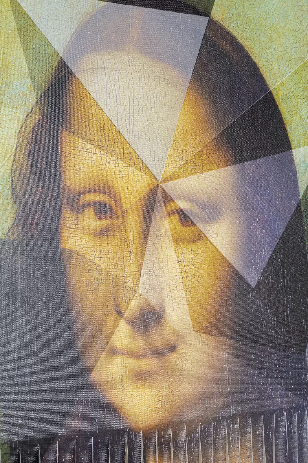 Tableau Décoratif 'Mademoiselle Lisa' - Œuvre Encadrée Signée KARE Design | Décoration Murale Élégante avec Touche Artistique Contemporaine