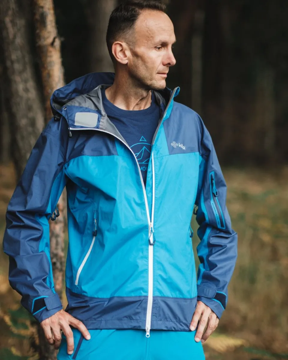 Kilpi Homme - Veste Technique Anti-Pluie pour Randonnée | Manteau Léger Étanche | Confort Optimal - MAMBA-M