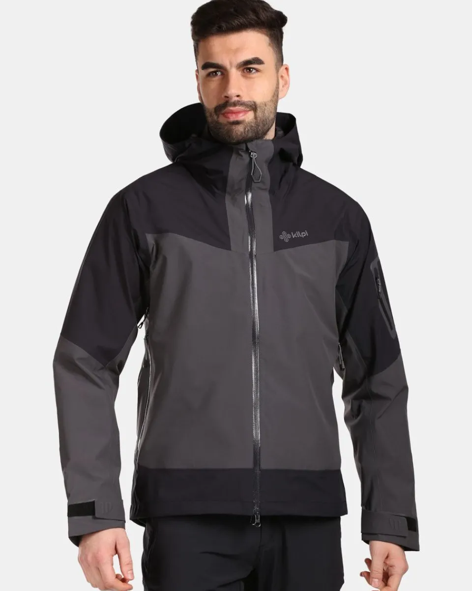 Veste Homme Kilpi pour Randonnée - Imperméable Léger avec Capuche, Technologie Respirante - Confortable et Résistant aux Intempéries - MAMBA-M