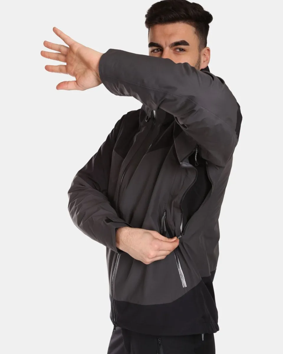 Veste Homme Kilpi pour Randonnée - Imperméable Léger avec Capuche, Technologie Respirante - Confortable et Résistant aux Intempéries - MAMBA-M