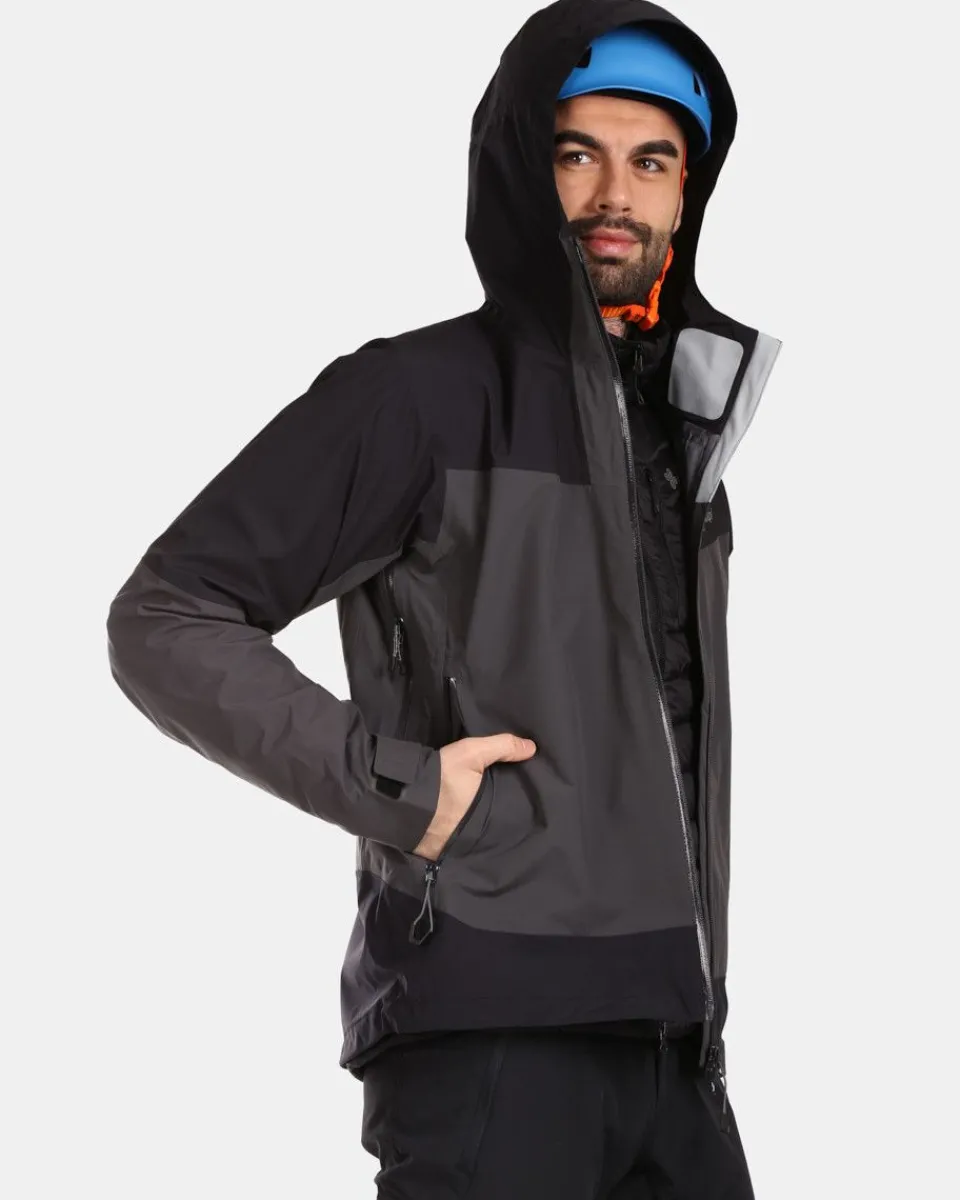 Veste Homme Kilpi pour Randonnée - Imperméable Léger avec Capuche, Technologie Respirante - Confortable et Résistant aux Intempéries - MAMBA-M
