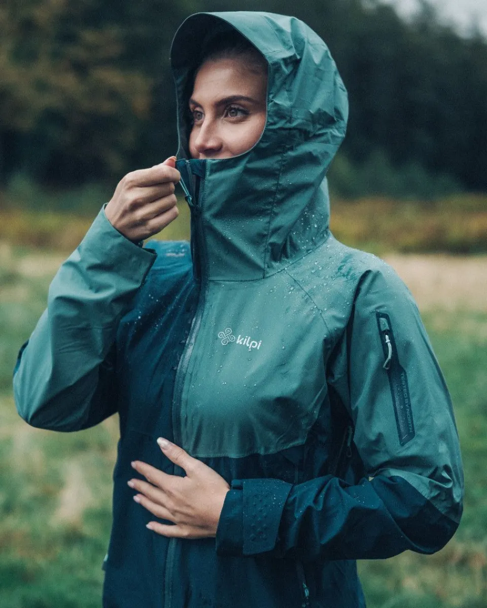 Veste Technique Femme Kilpi - Protection Optimale en Randonnée | Manteau Imperméable Léger avec Confort Respirant pour Activités Outdoor - Modèle MAMBA-W