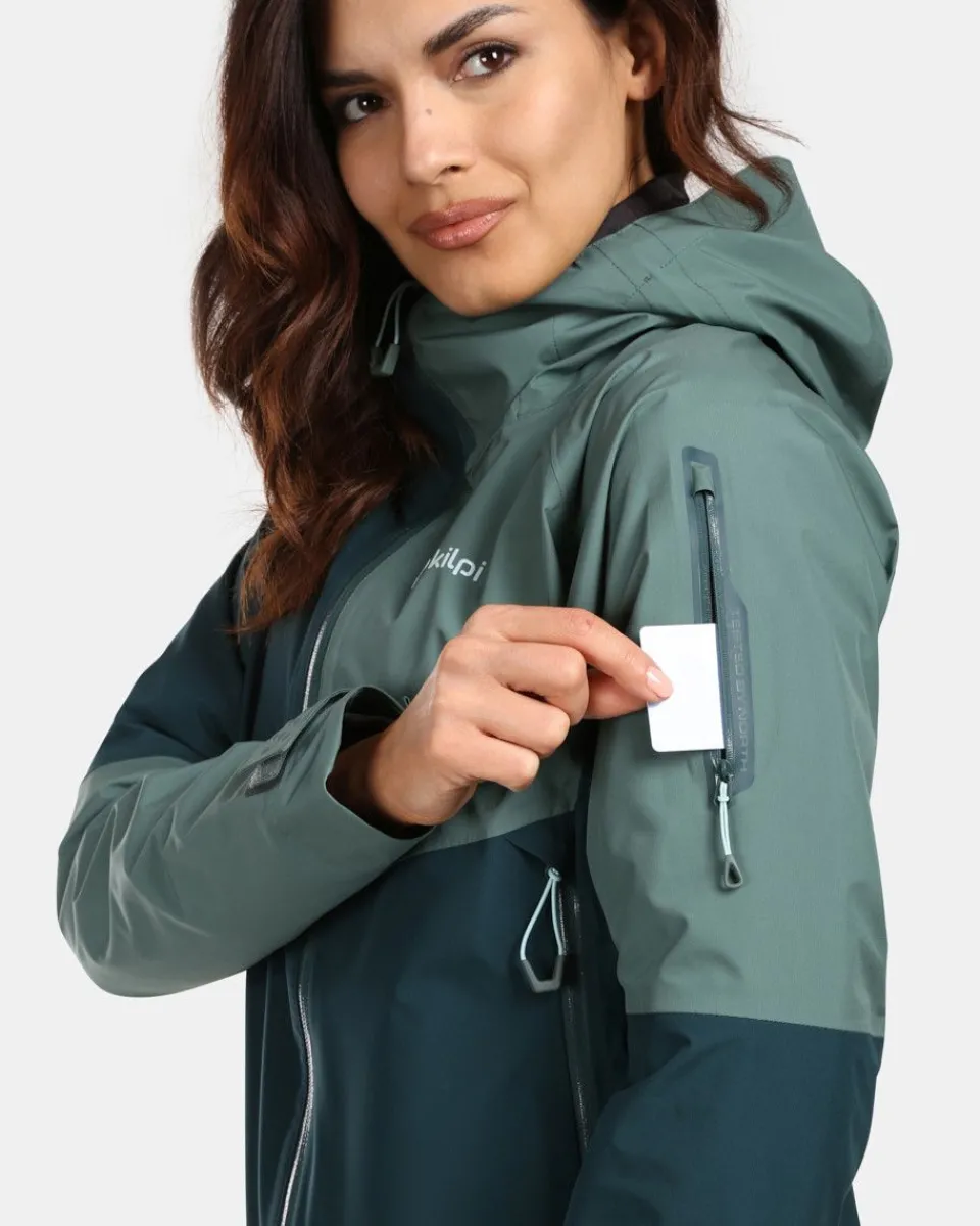 Veste Technique Femme Kilpi - Protection Optimale en Randonnée | Manteau Imperméable Léger avec Confort Respirant pour Activités Outdoor - Modèle MAMBA-W