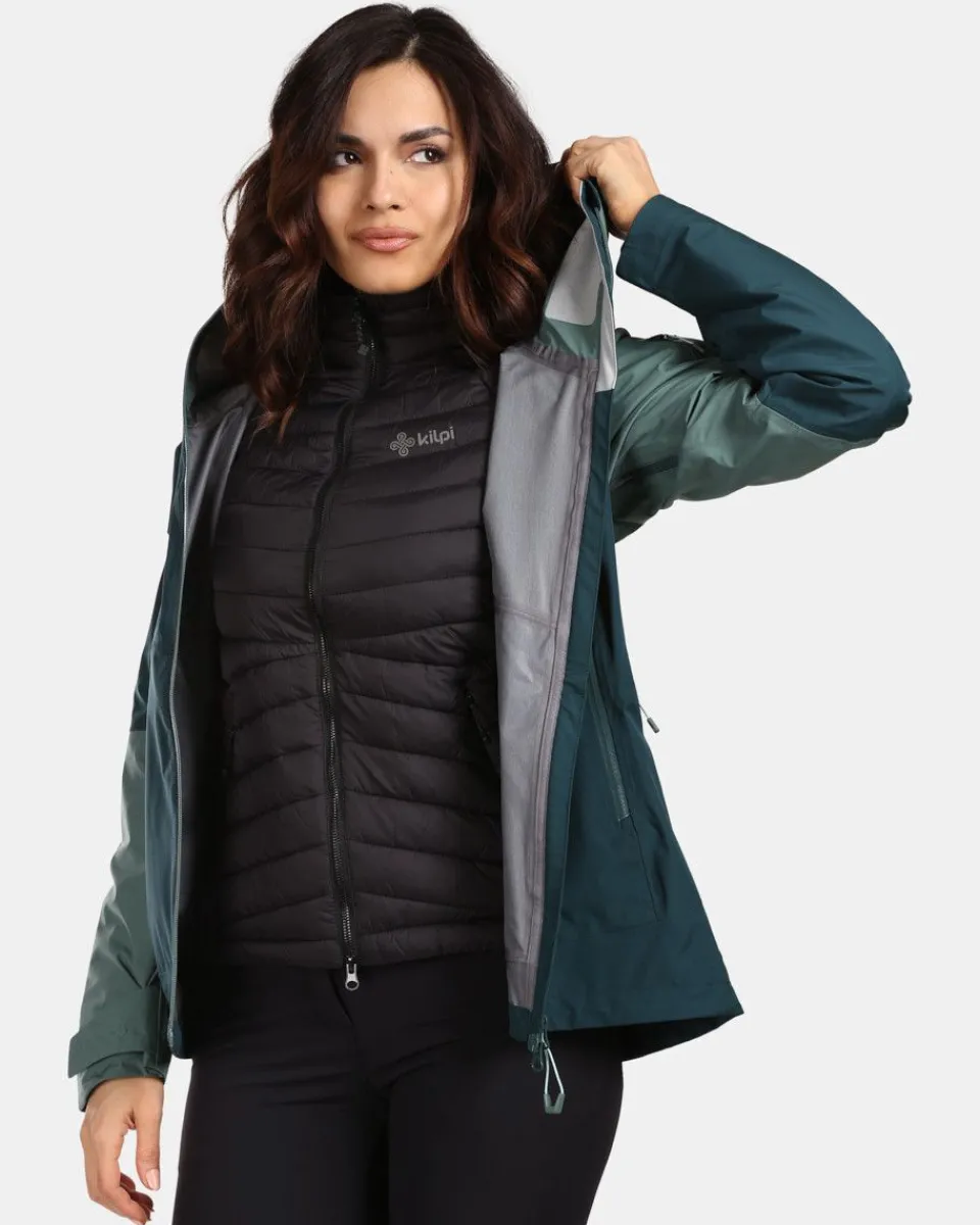 Veste Technique Femme Kilpi - Protection Optimale en Randonnée | Manteau Imperméable Léger avec Confort Respirant pour Activités Outdoor - Modèle MAMBA-W
