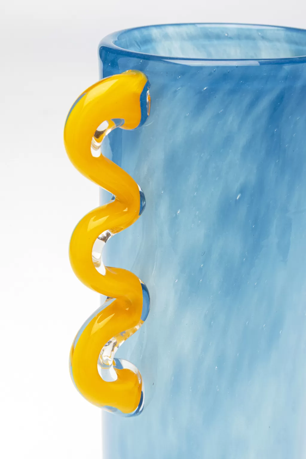 Vase design Manici par KARE - Bleu profond pour intérieur moderne - 29 cm de hauteur