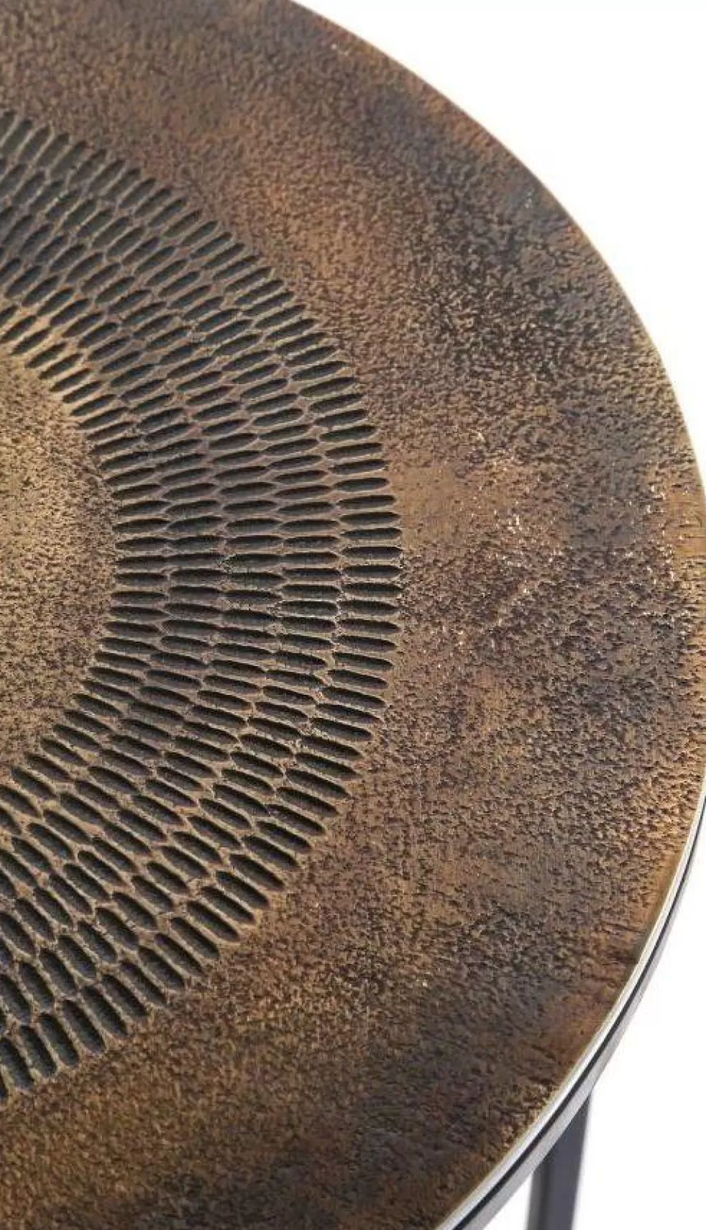 Lot de 3 tables basses décoratives Marrakesh - Diamètre 48 cm - Collection bohème chic KARE Design