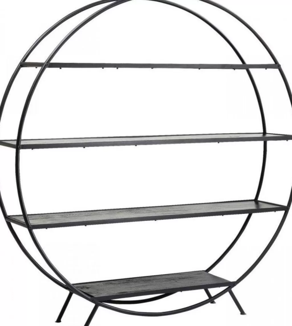 Étagère design contemporaine Mason Round - KARE Design [Idéale pour salon ou bureau]  

Jeu de 2 étagères murales rondes en métal brossé - Collection Mason par KARE Design  

Étagère murale élégante forme ronde - Style industriel moderne KARE Design (Lot de 2)  

Suspension murale modulable Mason - Housse métallique texturée KARE Design pour rangement élégant