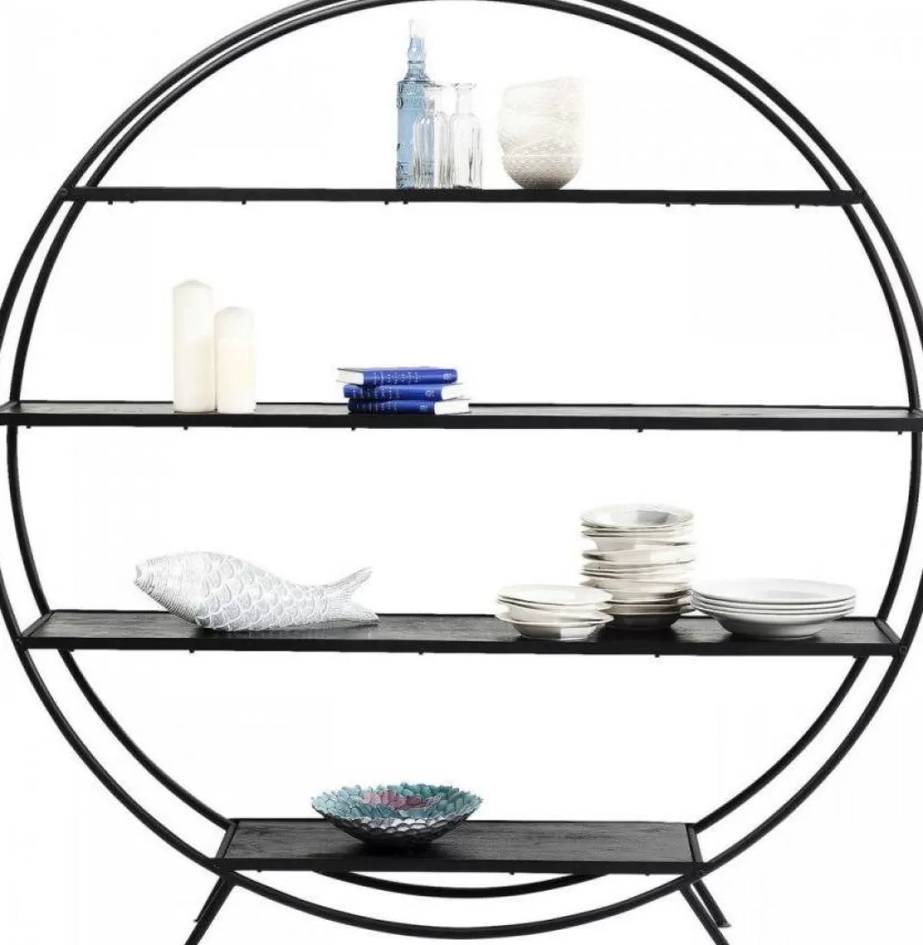 Étagère design contemporaine Mason Round - KARE Design [Idéale pour salon ou bureau]  

Jeu de 2 étagères murales rondes en métal brossé - Collection Mason par KARE Design  

Étagère murale élégante forme ronde - Style industriel moderne KARE Design (Lot de 2)  

Suspension murale modulable Mason - Housse métallique texturée KARE Design pour rangement élégant