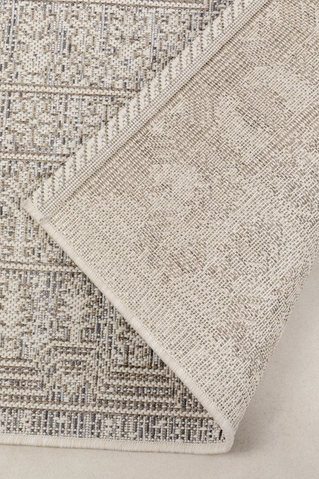 KARE Design - Tapis Médaillon résistant pour Extérieur 160x230 cm - Idéal terrasse & balcon