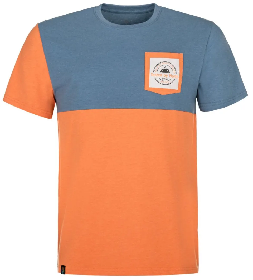 T-shirt Homme Kilpi en Coton Souple – Modèle Mélangé Confortable