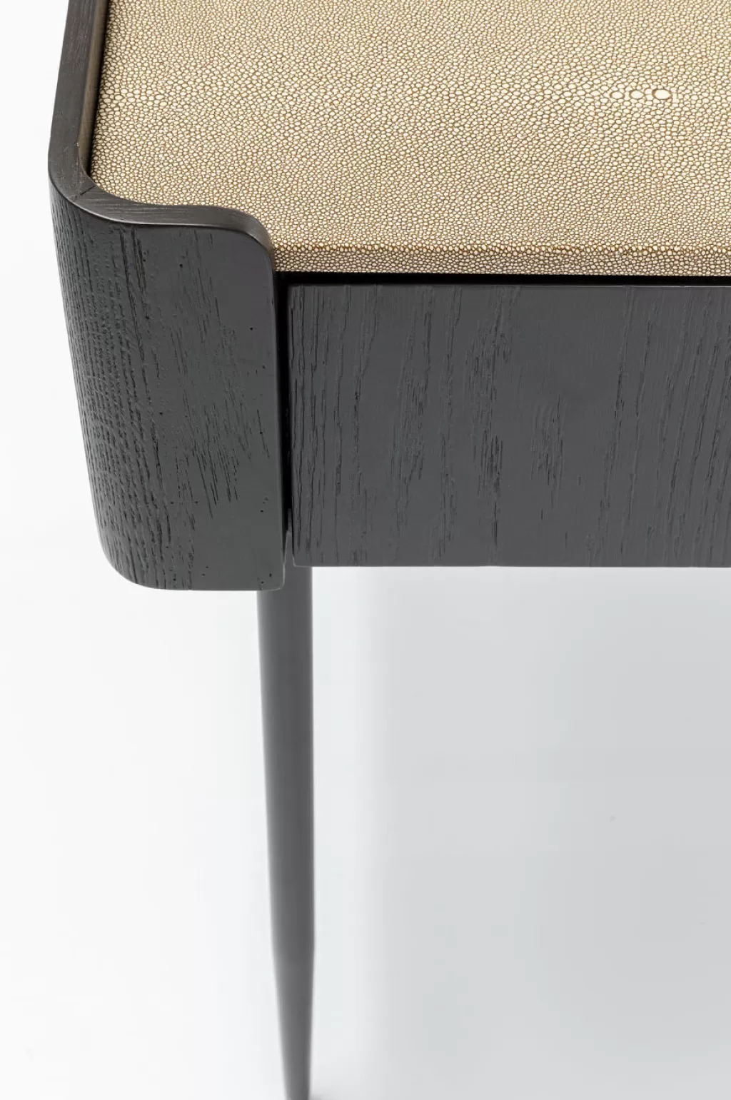 Bureau design Milano 140 cm - Structure moderne en mélange de matériaux pour espace de travail contemporain - Collection KARE