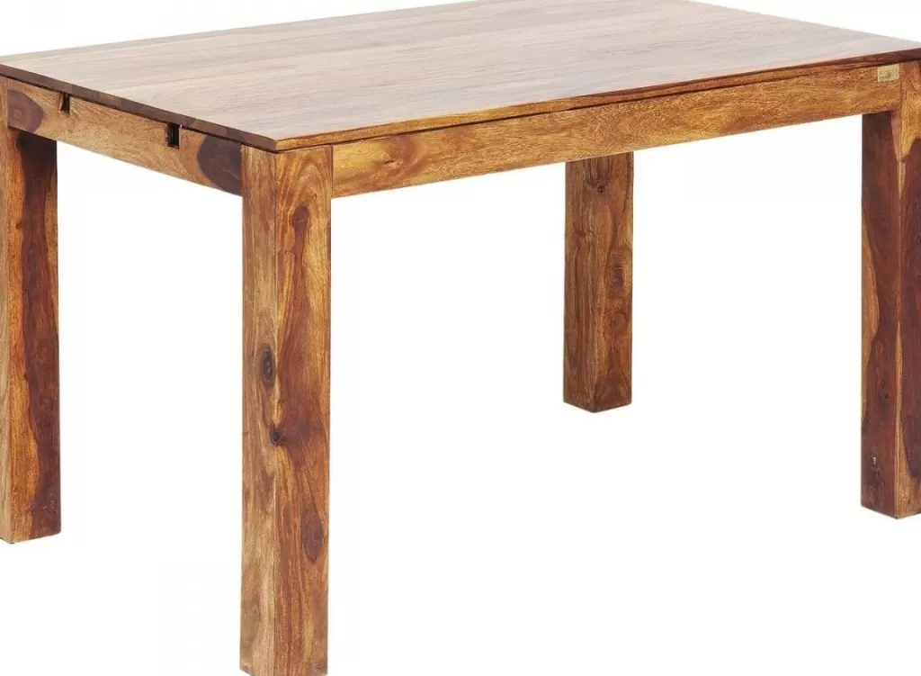 Table extensible Momo avec deux rallonges intégrées - Design contemporain KARE, dimensions modulables 120 cm (40+40) x 80 cm