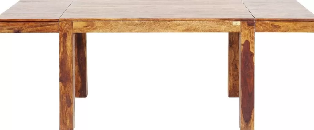 Table extensible Momo avec deux rallonges intégrées - Design contemporain KARE, dimensions modulables 120 cm (40+40) x 80 cm