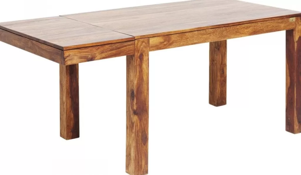 Table extensible Momo avec deux rallonges intégrées - Design contemporain KARE, dimensions modulables 120 cm (40+40) x 80 cm